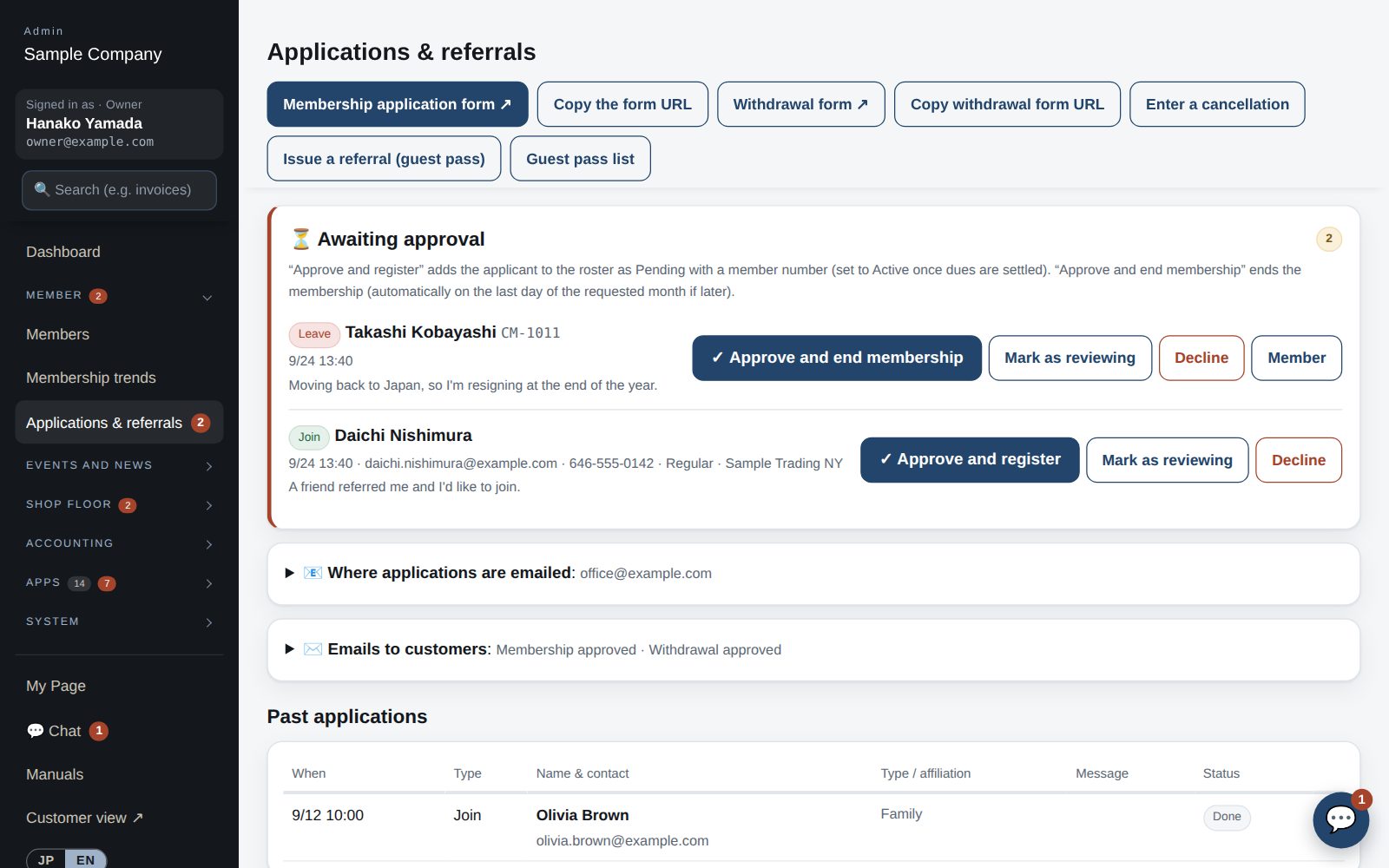 A Applications En