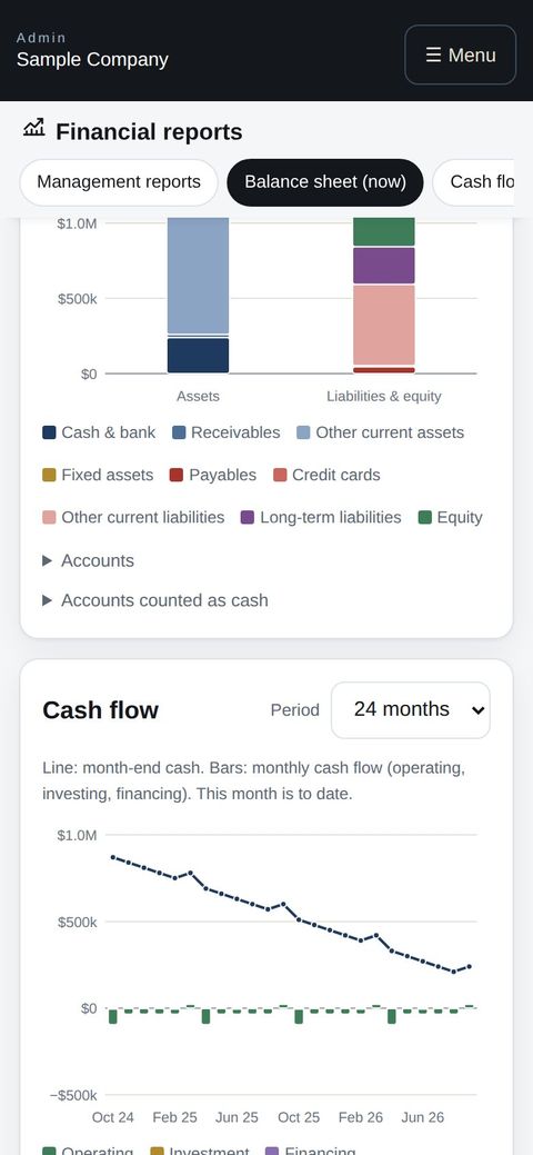 Owner: cash flow